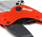 DNA Motoring TOOLS-00106 High-Leverage Ratchet Cutter, 1/8-7/8 Inches, PVC Pipe Cutter w/Stainless Steel Blades