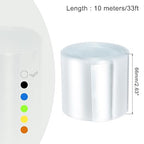 MECCANIXITY Battery Wrap PVC Heat Shrink Tubing 42mm Dia 66mm Flat 33 Feet(10meters) Clear Good Insulation for Battery Pack