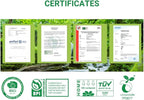 100% Certified Home Compostable Produce Bags, 250 Count, 14 x 18 Inches, Hold Up to 14 Lbs, ASTM D6400, EN 13432, US BPI & Europe OK Compost Home Certified