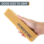 POWERTEC Abrasive Cleaning Stick 8-1/2" 1PK & Natural Rubber Glue Eraser 5PK for Sanding Belts & Discs | Woodworking Shop Tools for Sanding Perfection