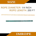 6mm x 200 Feet Natural Jute Rope, Twine for Gardening Tomato Climbing Plant Tie Floristry Crafts Gift Wrapping Packing Decor