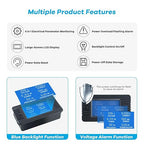 AC 80-260V 100A LCD Digital Display Multi-Function Power Monitor Voltage Current Frequency Power Factor Energy Meter Ammeter Voltmeter with Split Core Current Transformer