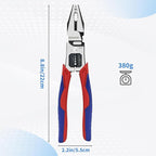 4-in-1 Linesman Pliers with Stripper and Crimper Multifunction Compound Linemans Pliers Side Cutters Heavy Duty for Electrician and Homes
