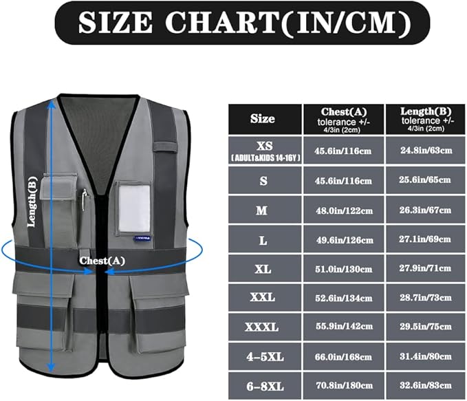 safety vest grey
