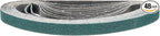 1/2 x 18 Inch Sanding Belt, 48 Pcs 80 Grit Zirconia Knife Sharpener Belts Work Sharpening for Belt Sander Knife Carving Tool Metal Working