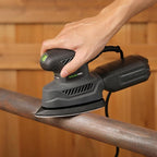GALAX PRO Detail Sander, 1.1A Powerful Motor, 13000 OPM Compact Electric Sander with 20Pcs Sandpapers and Dust box, Soft Grip Handle for Comfortable Woodworking