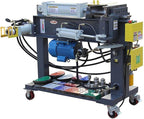 KAKA INDUSTRIAL Hydraulic Exhaust Pipe Bender 10-Ton 4.0kW Motor 220V Single Phase EPB-3 with Swager Expander Tooling Kit for Tubing Metal Fabrication