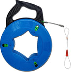 131FT 4.5mmProfessional Flexible Wire Rodding Guide Kit for Electrical Wiring Installation with Storage Case【40M*4.5mm】