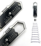 Adjustable Mini Wrench, Adjustable Size 9‑16mm Wrench Spanner Alloy Steel Metal Small Wrench for Woodworking Garage
