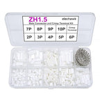 ZH 1.5MM Connectors and Crimp Terminal kit Compatible with JST ZH 1.5 Connector 2/3/4/5/6/7/8/9/10 Pin Housing