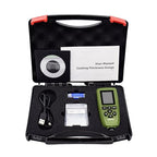 Mil Thickness Gauge, Coating Thickness Gauges, ERAY Paint Depth Gauge Meter with Backlight LCD Display for Car Automotive, Limit Alarm/Data Storage/Export Data/PC Software Analysis (Green)