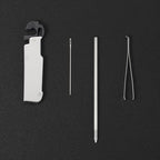 Roxon FT07 Bulid Your Own Multitool - FLEX Implements Tools Accessories Set (Box Cutter, Ruler & Magnetic grabber, Pen & Tweezers & Needle, T Shank Adapter)