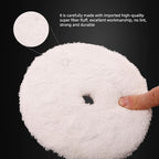 Buffing Polishing Pads, SPTA 7Pc 5.5 Inch Face for 5Inch 125mm Backing Plate Compound Buffing Sponge Pads Cutting Polishing Pad Kit for Car Buffer Polisher Compounding, Polishing and Waxing -A1094MIX