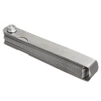 Stainless Steel Feeler Gauge Dual Marked Metric, Foldable Spark Plug Feeler Gauge, Valve Clearance Feeler Gauge for Measuring The Thickness (0.04-0.88 Mm, 32 Blades)