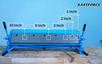 KF5006 Box and Pan Brake Sheet Metal Folder Bending Brake Metal Forming Machine Max Capacity 24 Inch (610mm) 20 Ga (1.0mm) with 5 Fingers 0-135 deg