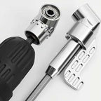 105 Degree Right Angle Drill Adapter, 1/4" Hex Shank Driver Angle Drill Attachment with Multi-function Bend Screwdriver Bit, Angle Driver for Drill, Drill Attachment for Household Work (L+S（SR）+FS)