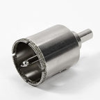 Drilax 2" Diamond Hole Saw | Removable Pilot Pin & Triangular 3/8" Shank | Wet Drilling for Ceramic, Porcelain, Tile, Quartz, Granite, Marble | Large Pipe & Drain Holes