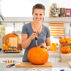 9 Pcs Pumpkin Carving Kit, Halloween Pumpkin Carving Tools, Professional Stainless Steel Pumpkin Carving Knife for Kids & Adults Halloween Gifts Party Supplies Pumpkin Tools