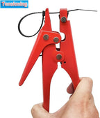 Superun Zip Tie Tool - Zip Tie Gun for Tensioning and Cutting Plastic Nylon Cable Ties of Width Under 3/8 Inch