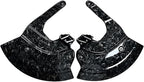 Motorcycle Front Brake Caliper Disc Guard Fairing Protector for BMW M1000RR S1000R S1000RR S1000XR 2020 2021 2022 2023 2024 Carbon Fiber Aero Disc Fender Accessories (Vibrant Marbling)