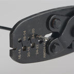iCrimp Non Insulated Open Barrel Terminal Crimp Tool - Wire Crimper for Molex, Delphi, AMP/Tyco, Harley, PC/Computer, Automotive 24-14 AWG