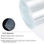 MECCANIXITY Battery Wrap PVC Heat Shrink Tubing 38mm Dia 60mm Flat 33 Feet(10meters) Clear Good Insulation for Battery Pack