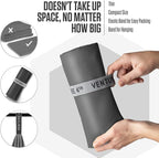 VENTURE 4TH Quick Dry Towel. Microfiber Travel Towel Ideal for Camping, Hiking, Backpacking, Gym. Lightweight & Fast Drying Travel Towels for Body. Compact & Easy to Pack - Charcoal Medium