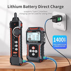 NOYAFA NF-8209S Upgrade Advanced Network Cable Tester with PoE& NCV, Cable Length Test, Port Flashing, Multifunction Anti Interference Scanning Modes Wire Tracker