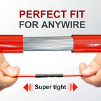 Chanzon 2:1 Ratio 11/64" (4.5mm) Heat Shrink Tubing 8Ft Roll (2.5M Total Length) Black Polyolefin Sleeving Wrap Shrinking 2 to 1 1pcs