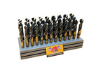 Drill Hog Silver & Deming Drill Bit Set Index 33 Pc 1/2-1"