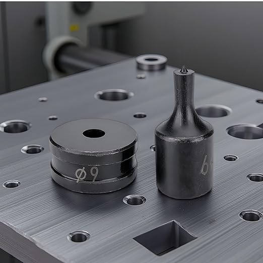 Hydraulic Punch Dies for CH-70, CH-70 Hydraulic Round Hole Punch Die Set, Upper Mold Dia: 26mm, Lower Mold Dia: 40mm for Steel, Copper, Aluminum and Heavy Duty Metal (10mm)