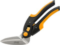 10" Heavy Duty Scissors, Carpet Cutter, Industrial Scissors, Multipurpose, Scissors for Carpet, Cardboard, Leather, Pruning, Gardening, Professional Soft Grip Stainless Steel (Orange)