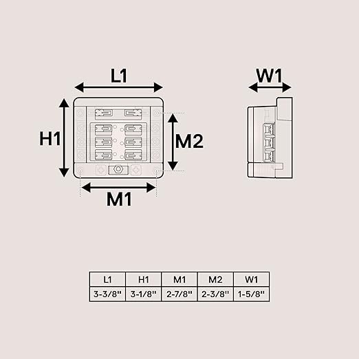 True Mods 6 Way Blade Fuse Box for Automotive [ATC/ATO Blade Fuses] [100 Amp][LED Indicator] [Modular Design] [12V - 30V DC] Auto Marine Fuse Block