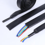 Heat Shrink Tubing 4:1 Dual Wall Adhesive Liner Wires Cable Wraps Connection Protection (Black, 1"-18ft)