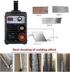 HONE ARC Welder 110V/220V, Actual 140Amp Stick Welder, Digital IGBT Inverter LCD Display Welding Machine with Hot Start Arc Force Anti-Stick, High Efficiency for Welding Rod 1/16-1/8-Inch