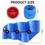 Pipe Deburring Tool Kit, 1/4" to 1" Depth Gauge, 1/8'' to 1-5/8'' Inner Outer Reamer Pipe Tubing Chamfer Tool for PVC, PPR, Brass, CPVC, PE-RT, Aluminum