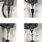 Flex Shaft Grinder Carver Rotary Tool Hanging Carving Multi-function Metalworking Tools, Foot Pedal Control, 30pcs, for carving, buffing, drilling, polishing, sanding, cutting, cleaning