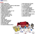 Officially Licensed Product, First Aid Concepts Basic Emergency Preparedness Starter Kit, 12 Hour Survival Supplies for 1 Person, Water, Phone Charger, Blanket, Food