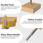 FivePears Forstner Drill Bit 3/8 inch Shank, 1-3/8 inch Cutting Diameter, Carbide Tipped Wood Hole Saw Auger Opener, Hole Opener Hinge Hole Cutter for Woodworking, Plastic, Plywood Products