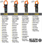 Klein Tools CL320 Digital Clamp Meter, HVAC AC Auto-ranging 400A, AC/DC Voltage, TRMS, DC Microamps, Resistance, Frequency, NCVT, Temp, More