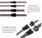 380 Pcs 2.54mm Pitch 2 3 4 5 Pin JST SM Connectors Male/Female Plug Housing Pin Header Crimp Terminals Assortment Kit