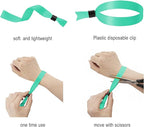 100 Pack Wrist Bands|Watergreen Wristbands for Events|Wristbands for Concerts Festival Admission Party|13.78” x 0.59”