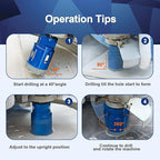 60mm Diamond Core Drill Bit for Porcelain Tile Ceramic Marble Granite Drilling,BRSCHNITT 1pc Vacuum Brazed Diamond Hole Saw with 5/8-11 Thread (60mm)