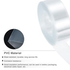 MECCANIXITY Battery Wrap PVC Heat Shrink Tubing 14mm Dia 23mm Flat 33 Feet(10meters) Clear Good Insulation for Battery Pack
