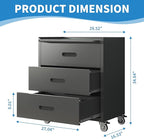 Metal Garage Storage Cabinet with Wheels,Locking Rolling Tool Cabinet with Drawers and Shelves for Home, Office, Garage & Workshop