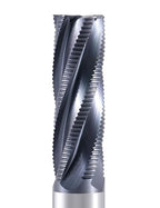 Accusize Industrial Tools 1'' Fine Tooth M42 8% Cobalt Tialn Roughing End Mill, 1'' Shk Dia, 3'' Flute Length, 5-1/2'' Oal, 5 Flute, 1104-0031