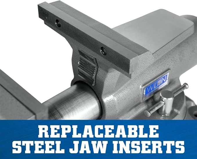 Wilton Mechanics Pro Bench Vise, 8" Jaw Width, 8-1/2" Jaw Opening, 4-1/2" Throat (Model 880M)