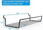 Pegboard Shelves, Peg Board Hooks, for Organizing Various Tools, 2 Packs, Black