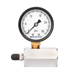 MEASUREMAN 2" Steel Gas Pressure Test Gauge Assembly, 3/4" FNPT Connection, 0-30psi, +/-3-2-3% Accuracy