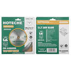 Hoteche 7-1/4-Inch Circular Saw Blade for Aluminum 80-Tooth Tungsten Carbide-Tipped Blade High-Performance Professioal Saw Blade for Circular Saws and Miter Saws, Rhombus Hole Size 5/8-inch